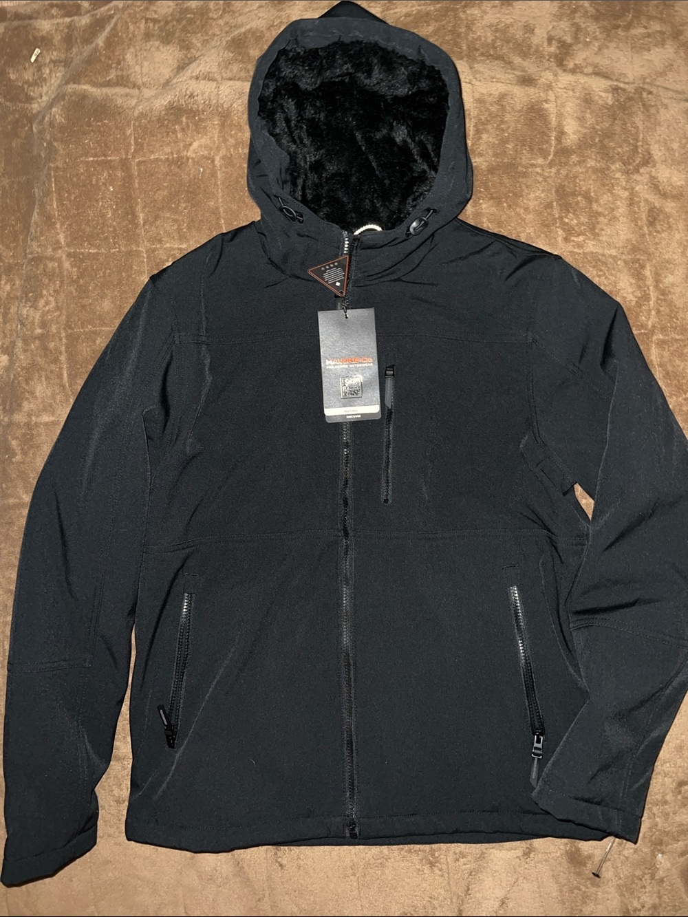 Hawke & Co. Men's Performance/Softshell Jacket Medium Size Black